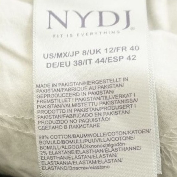 NYDJ Ami Skinny Jeans Womens Size 8 Black Lift Tuck Water Conscious Denim - Picture 9 of 10